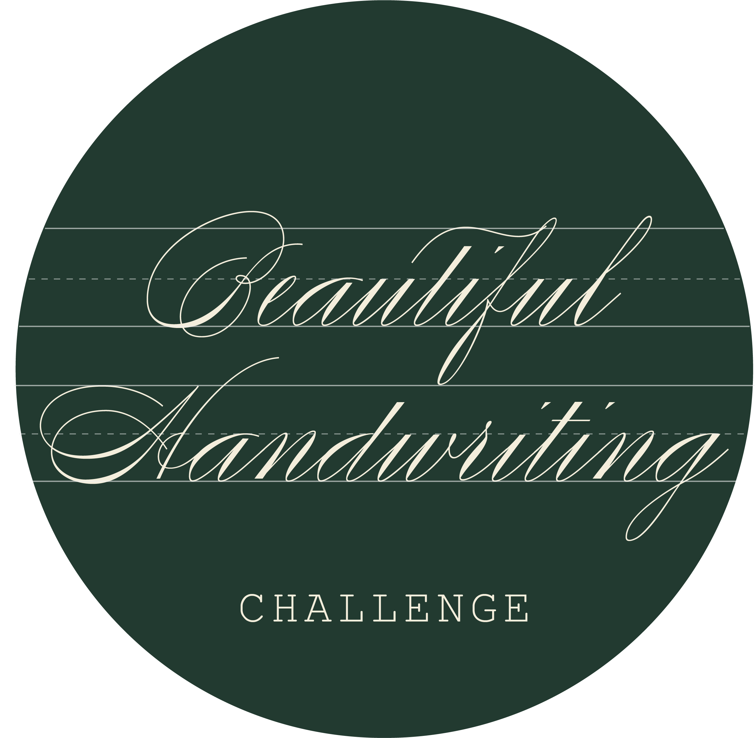 Beautiful Handwriting Challenge
